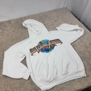 Universal Studios Florida White Hoodie Sweatshirt Graphic Pullover